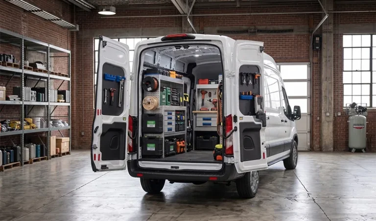 Mobile vehicle maintenance at MSA Ford in Abbotsford, BC.